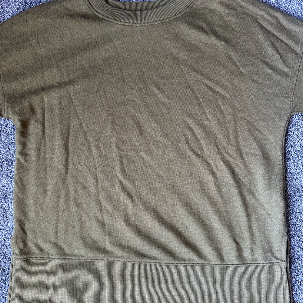 Olive Green Long Sleeve Top | S | Like New - Picture 5 of 15